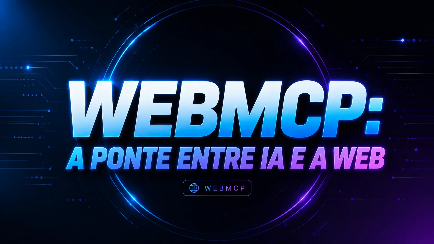 WebMCP: A Ponte Entre IA e a Web — fluxo de descoberta, decisão, execução e retorno
